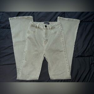 NWT Fit Jeans- Green & Flared